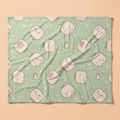 Teng Tofu Coffee Throw Blanket