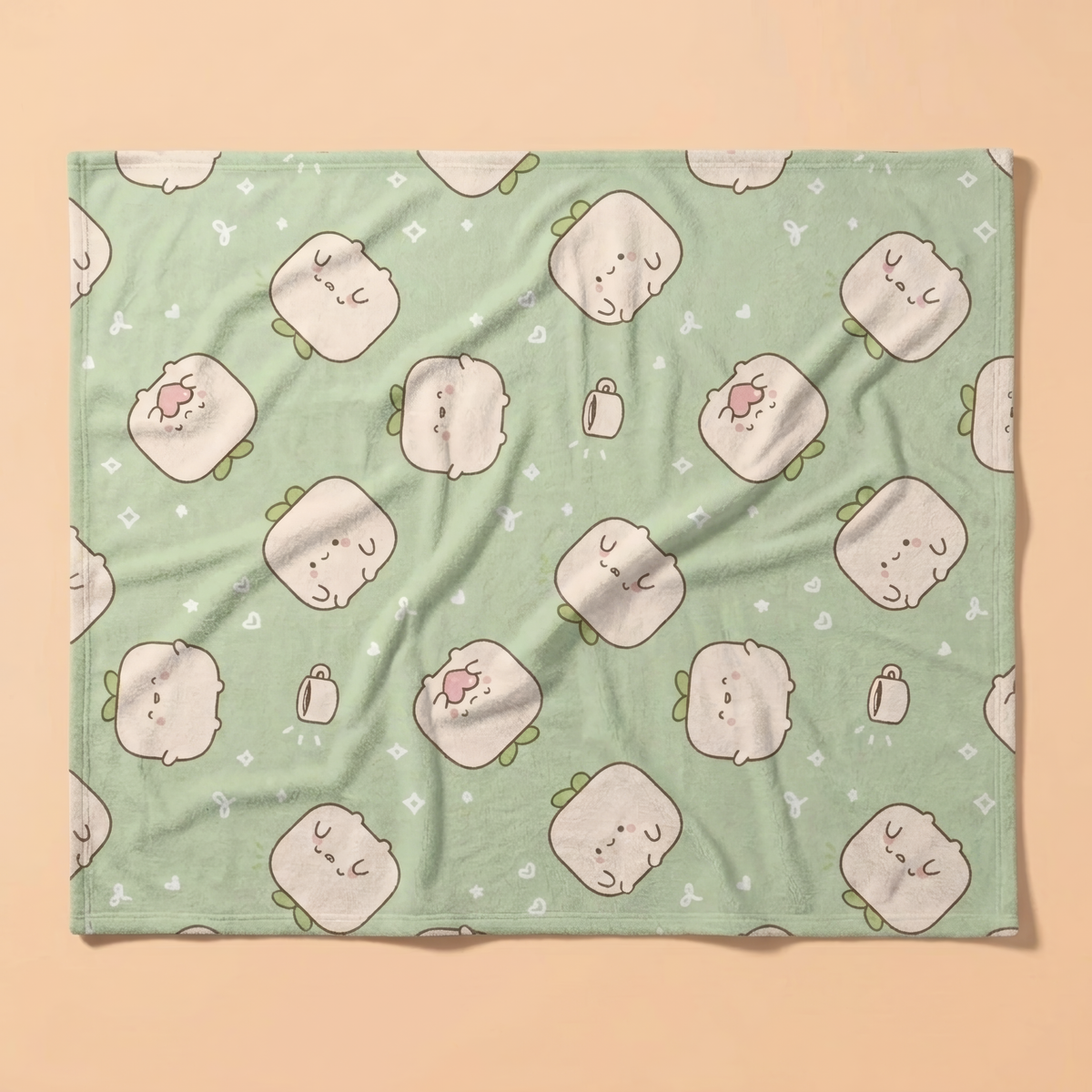Teng Tofu Coffee Throw Blanket