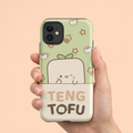 Teng Tofu Coffee x Boba iPhone Case