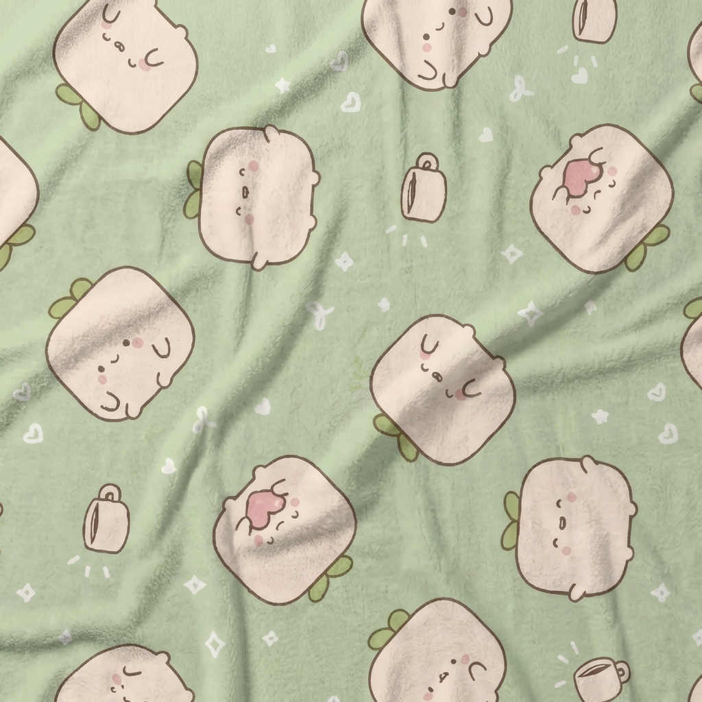 Teng Tofu Coffee Throw Blanket