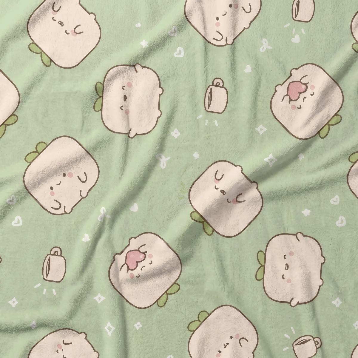 Teng Tofu Coffee Throw Blanket