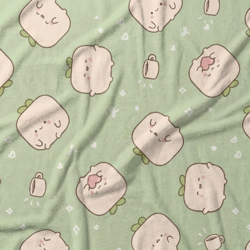 Teng Tofu Coffee Throw Blanket
